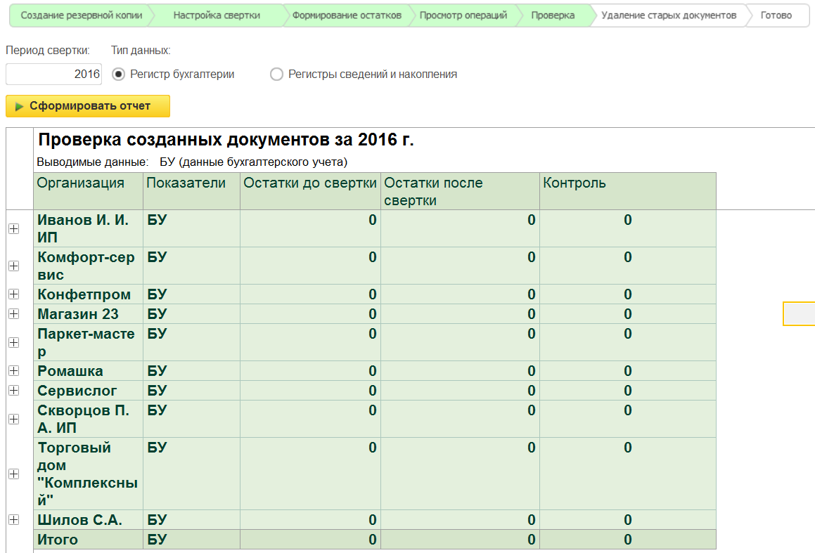 Обновить форму списка регистра сведений 1с