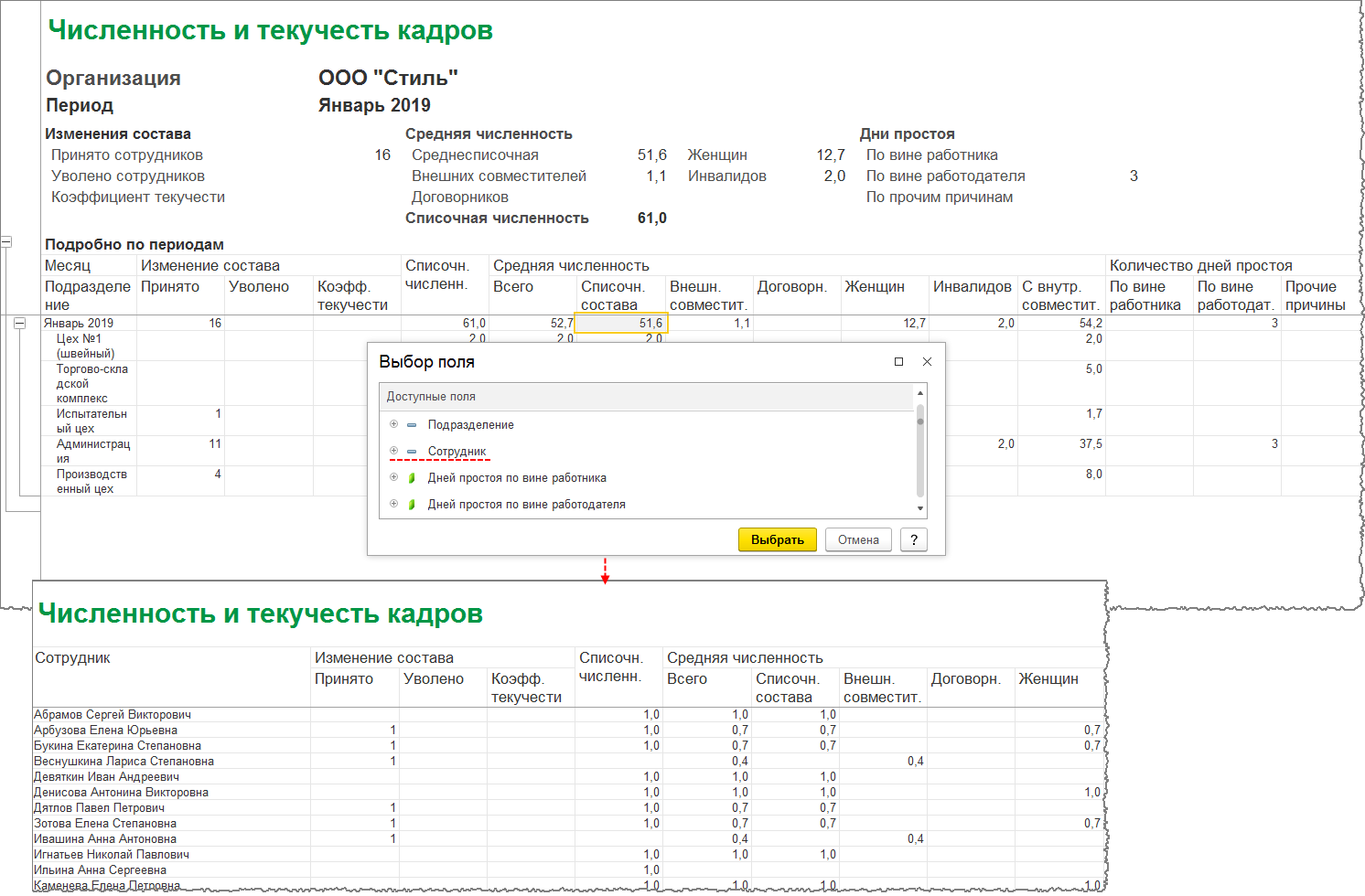 Ежедневный отчет 1с документооборот