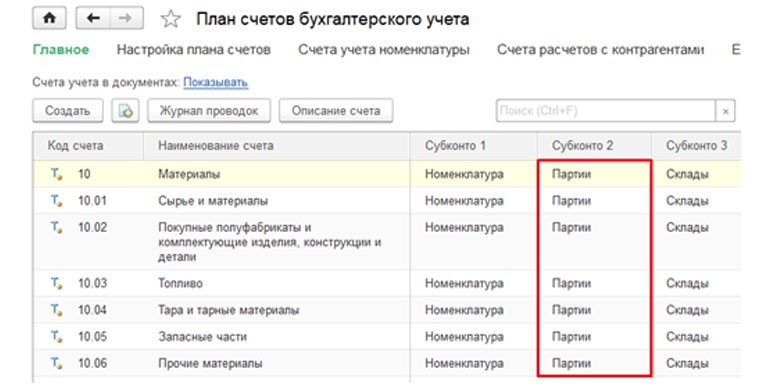 1с 8 как восстановить партионный учет